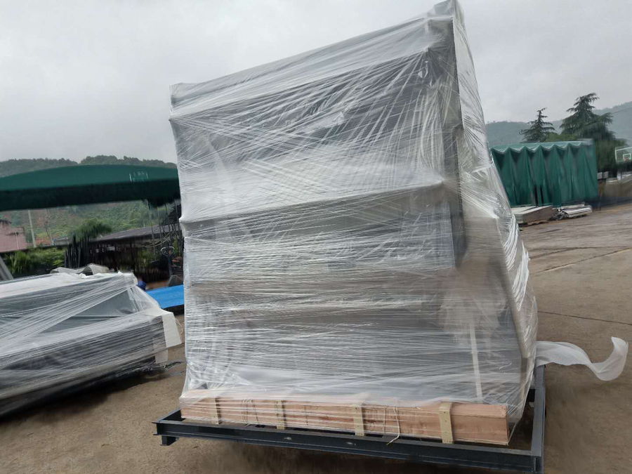 Automatic flute laminating machine shipped to Mexico