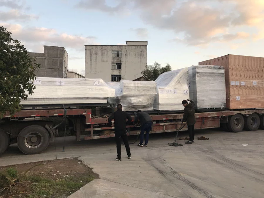 1450E Automatic model and filp-flop stacker shipped to Iran