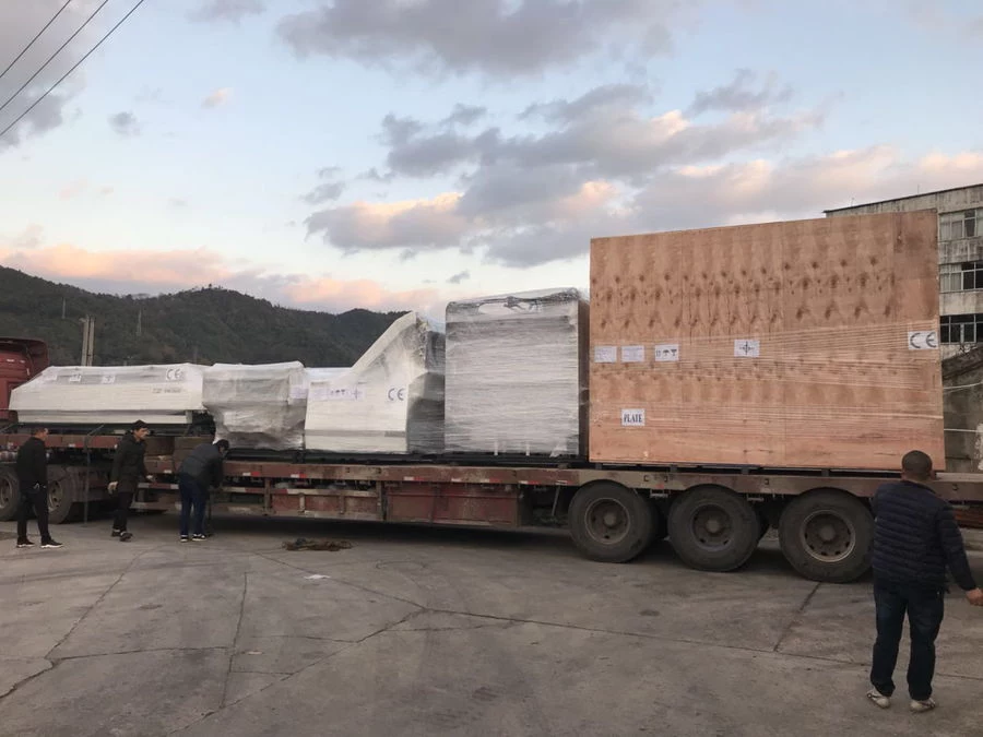 1450E Automatic model and filp-flop stacker shipped to Iran