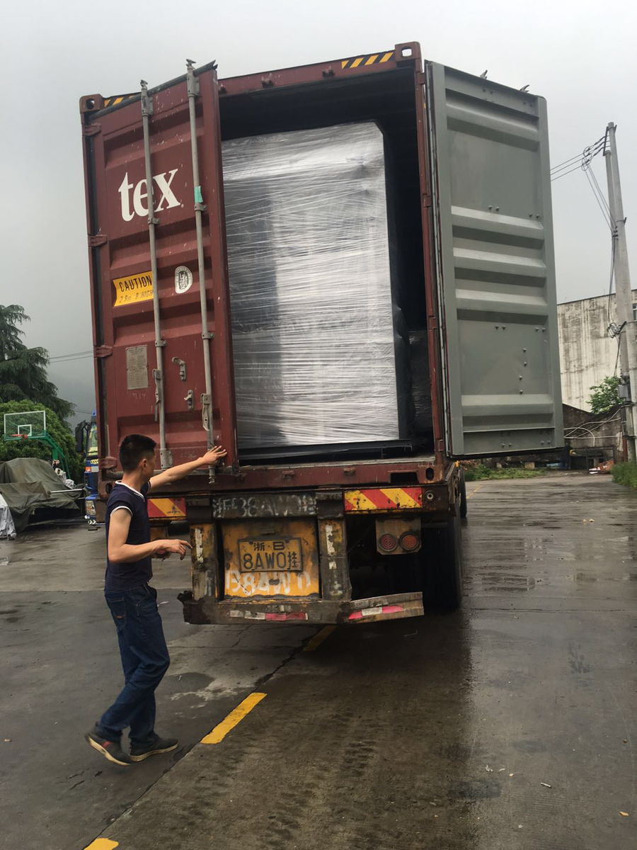 The automatic laminating machine delivered to Turkey