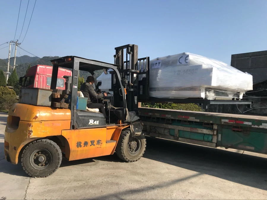 Exported to Turkey :YB-1450ES automatic laminating machine and stacker