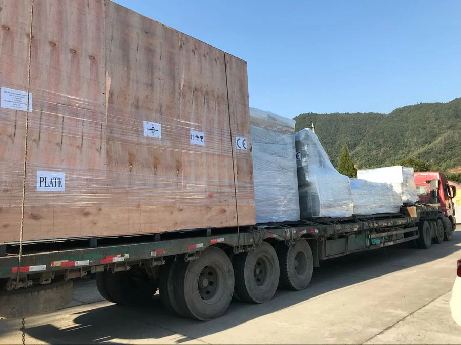 Exported to Turkey :YB-1450ES automatic laminating machine and stacker