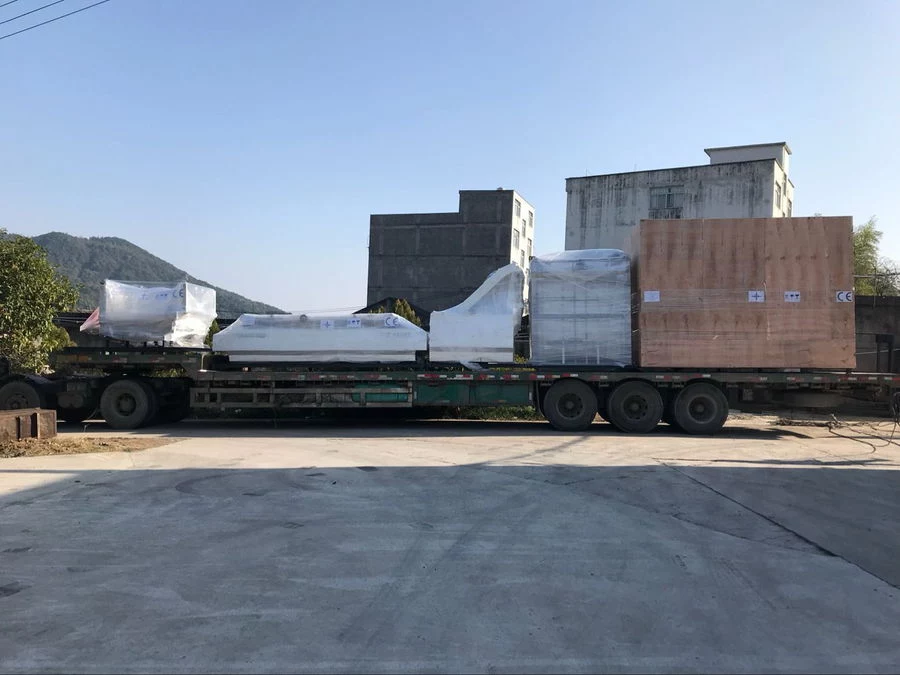Exported to Turkey :YB-1450ES automatic laminating machine and stacker