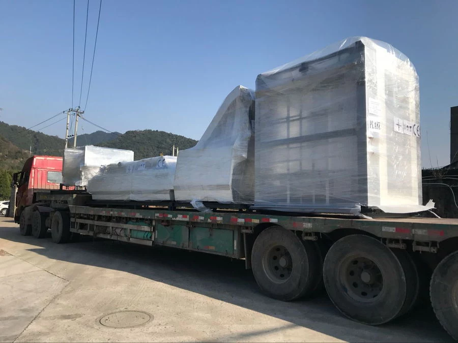 Exported to Turkey :YB-1450ES automatic laminating machine and stacker