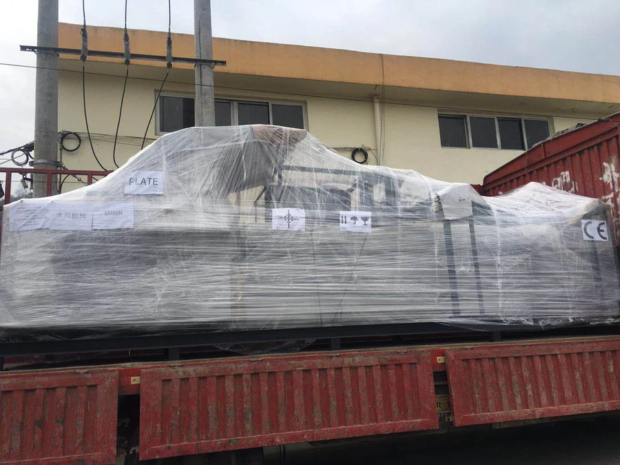 The automatic laminating machine delivered to Malaysia