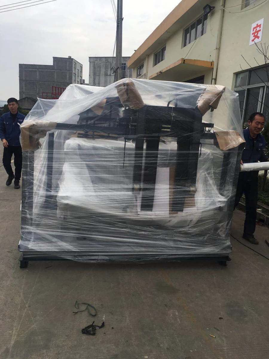 The automatic laminating machine delivered to Malaysia