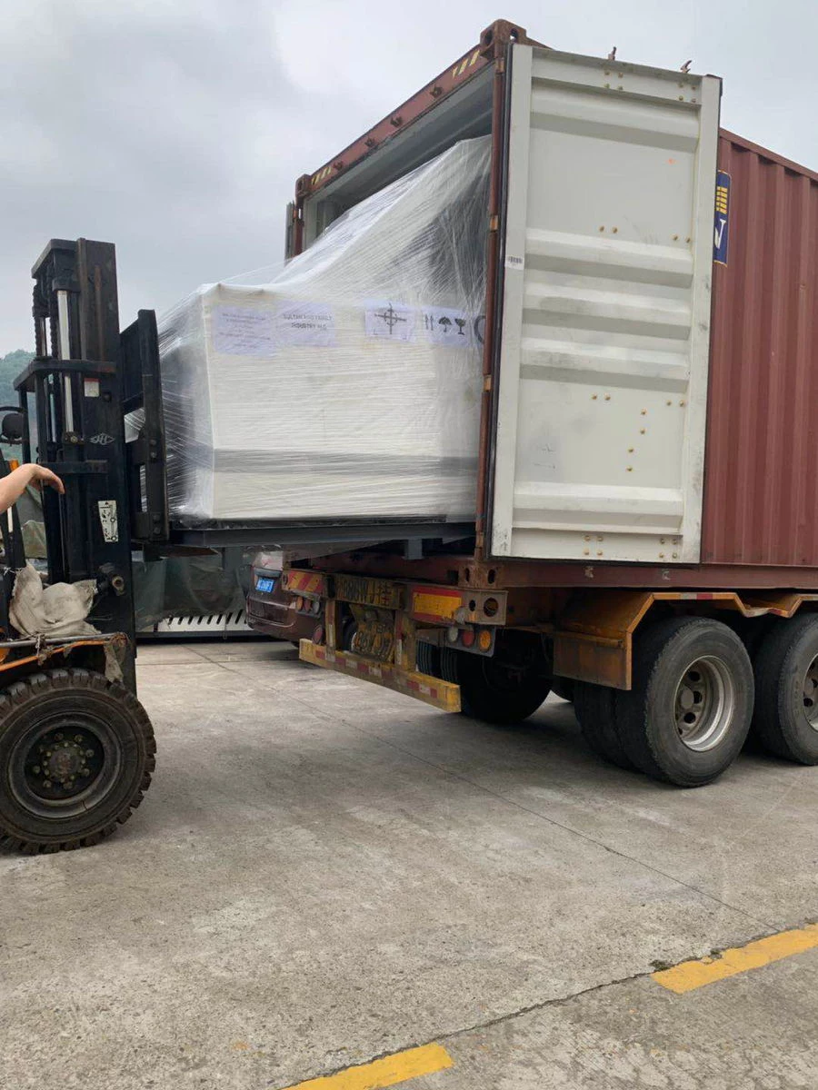 YB-1300E Automatic Flute Laminating Machine delivery to Ethiapia customer