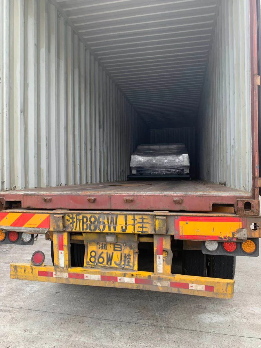 YB-1300E Automatic Flute Laminating Machine delivery to Ethiapia customer