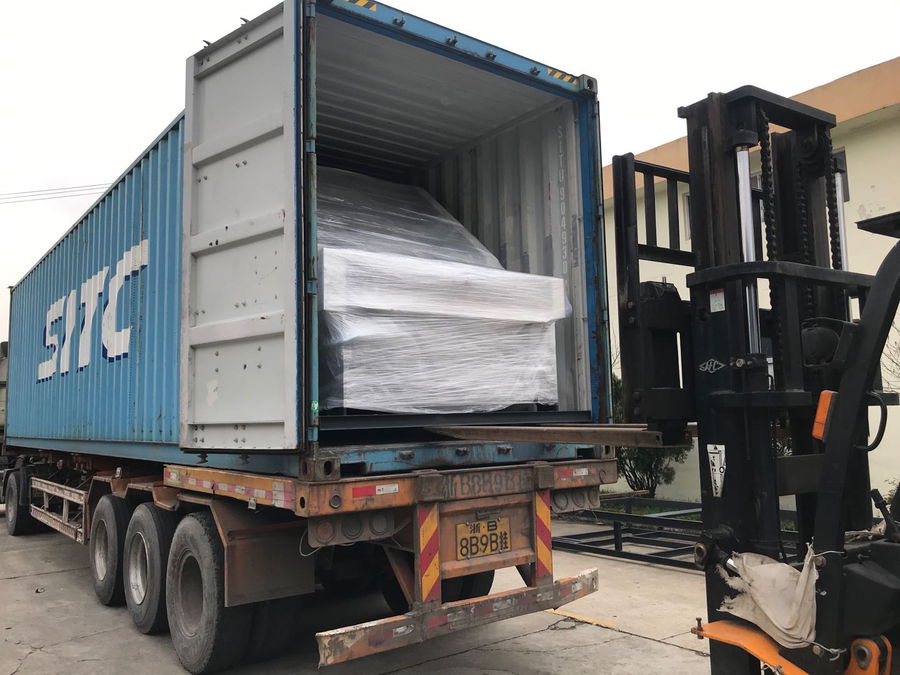 YB-1450H High Speed Flute Laminating Machine Delivery to Vietnam Customer