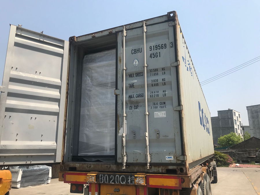 YB-1450E Automatic Flute Laminating Machine delivery to Egyptian customer