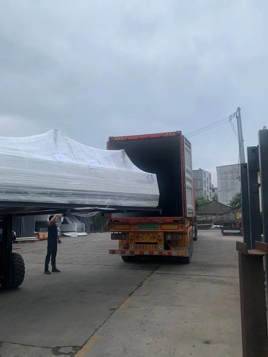 YB-1450H High Speed Servo Type Laminating Machine Deliver to Korea