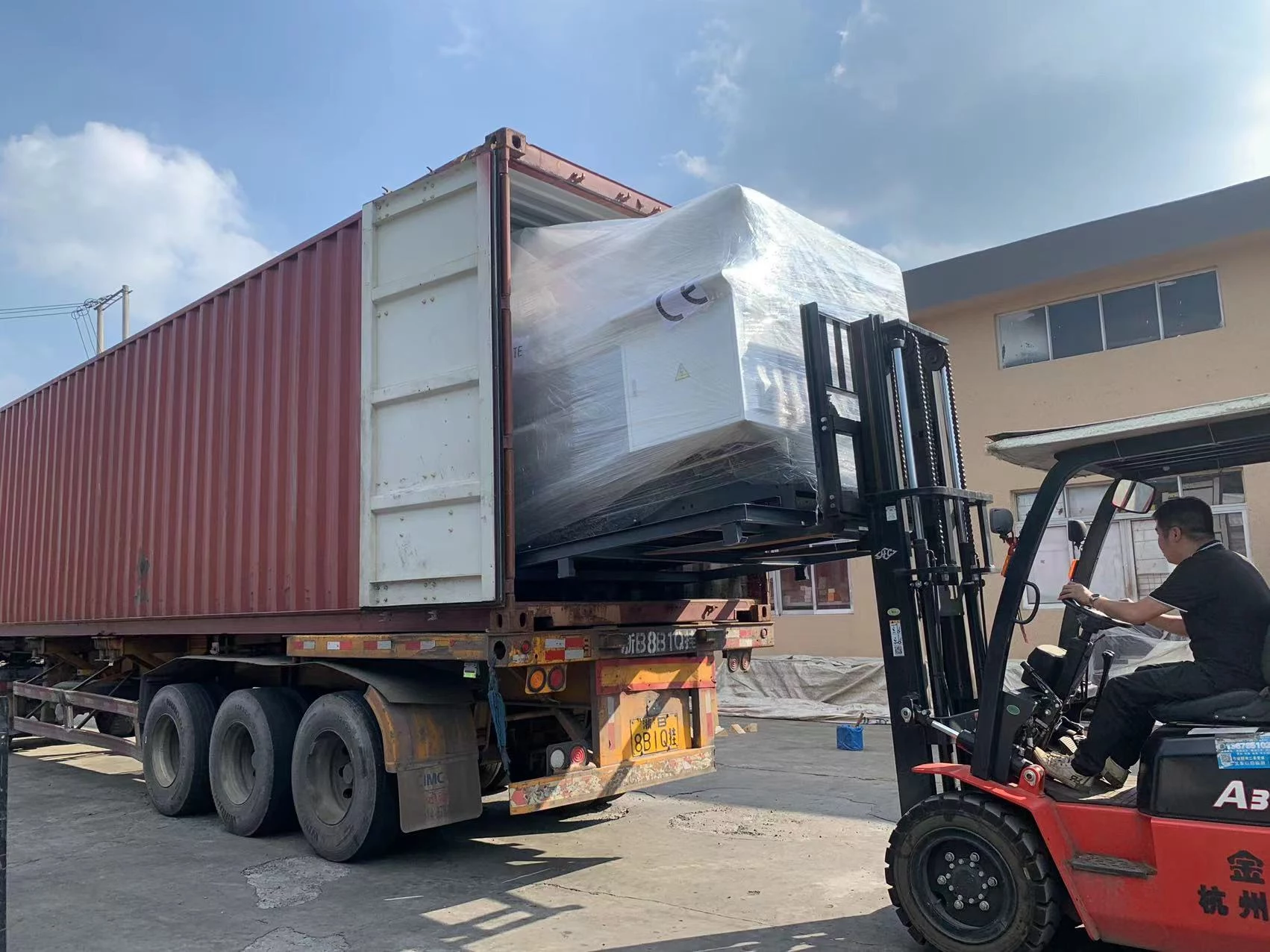 Youbond Cardboard laminating machine YB-1210BK Deliver to Korean customer