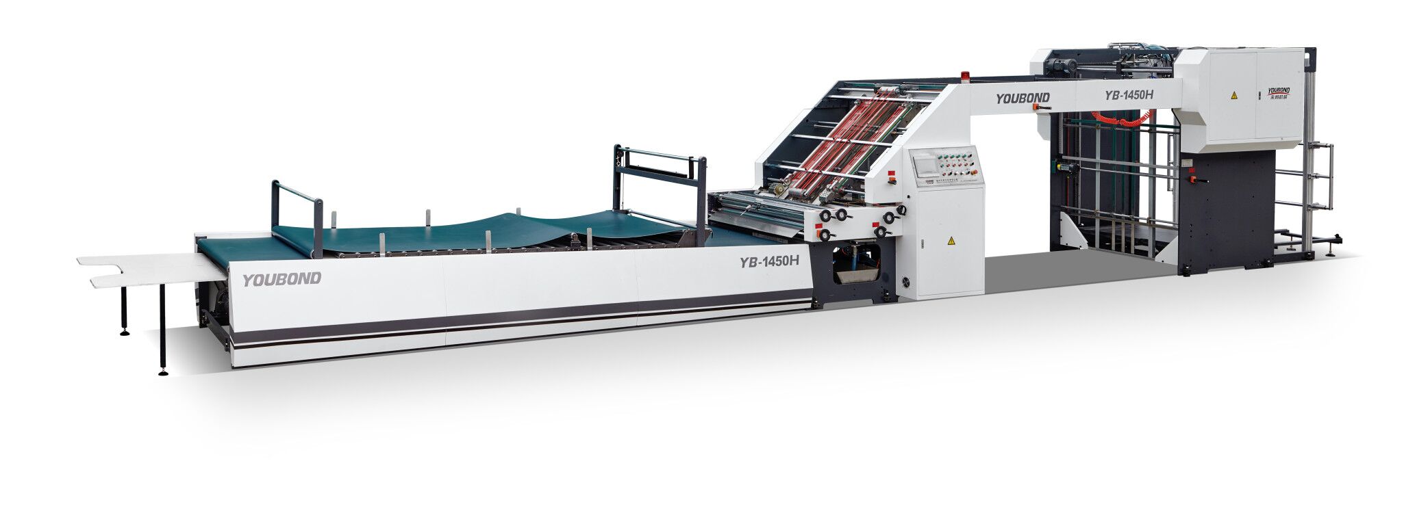 YB-1650H  High Speed Servo Type Flute Laminating Machine Deliver to Chilean Customer